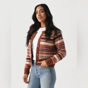 Faherty Marley Fairisle Cardigan